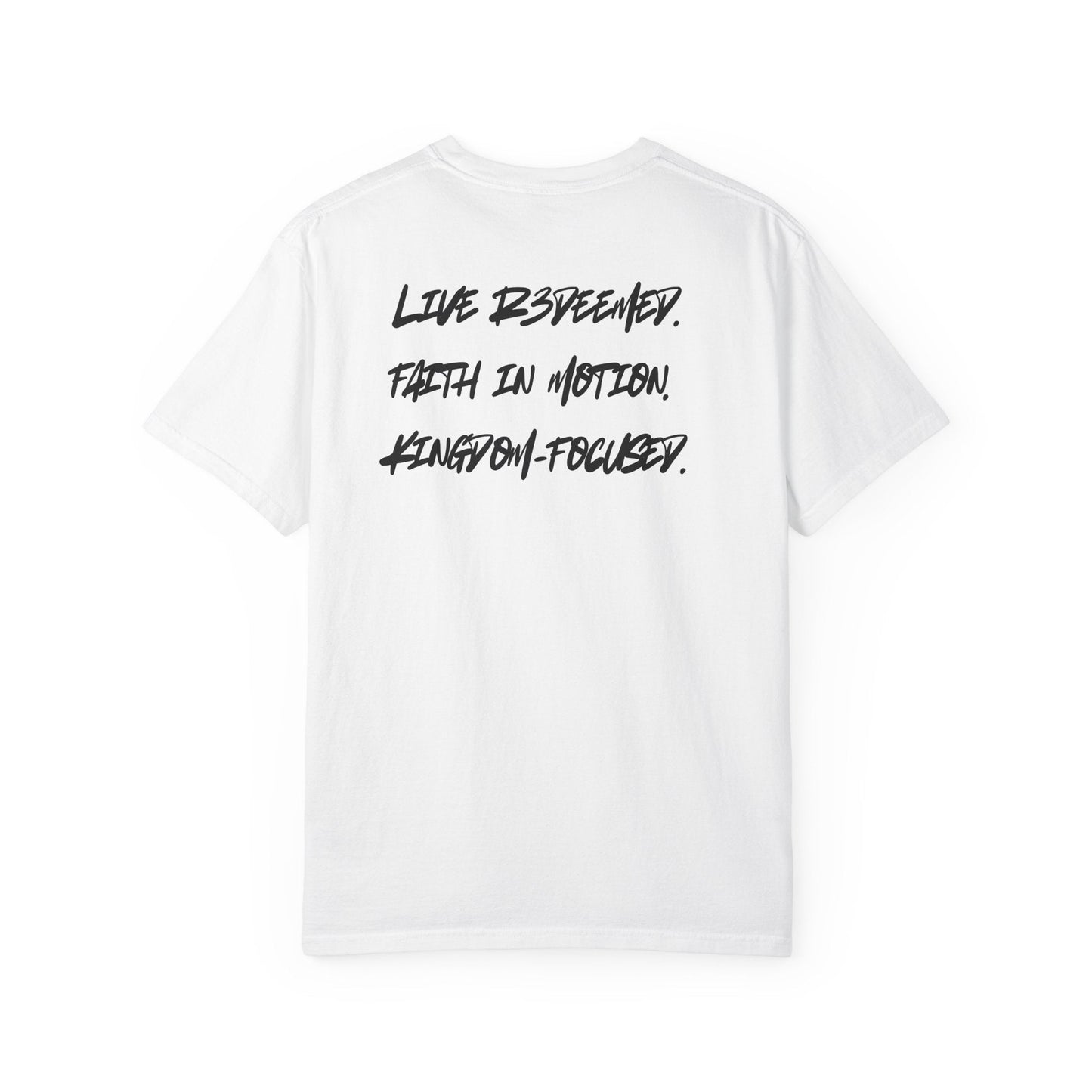 Unisex Garment - Dyed T-Shirt - 'Walk Different' with Faith - Inspired Quotes - Perfect for Everyday Wear & Spiritual Events - R3DEMPTIONT-ShirtPrintifyR3DEMPTION22464440559778059097WhiteSUnisex Garment - Dyed T-Shirt - 'Walk Different' with Faith - Inspired Quotes - Perfect for Everyday Wear & Spiritual Events