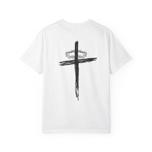 Minimalist Unisex Garment - Dyed T-Shirt for Faith Lovers, Casual Style, Everyday Wear, Gift for Believers, Spiritual Apparel - R3DEMPTIONT-ShirtPrintifyR3DEMPTION28398480684310069509WhiteSMinimalist Unisex Garment - Dyed T-Shirt for Faith Lovers, Casual Style, Everyday Wear, Gift for Believers, Spiritual Apparel