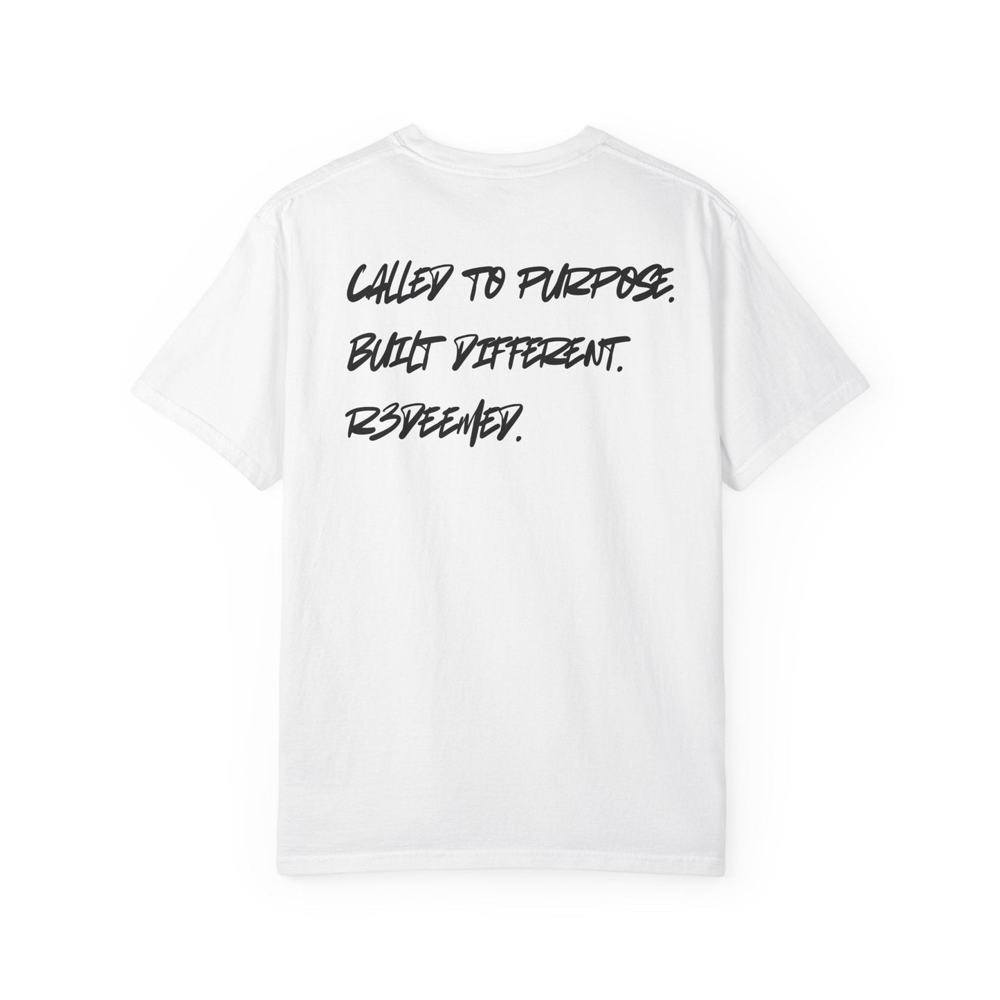 Unisex Garment - Dyed T-Shirt | 'Covered in Grace' Inspirational Tee - R3DEMPTIONT-ShirtPrintifyR3DEMPTION32471506202269986931WhiteSUnisex Garment - Dyed T-Shirt | 'Covered in Grace' Inspirational Tee