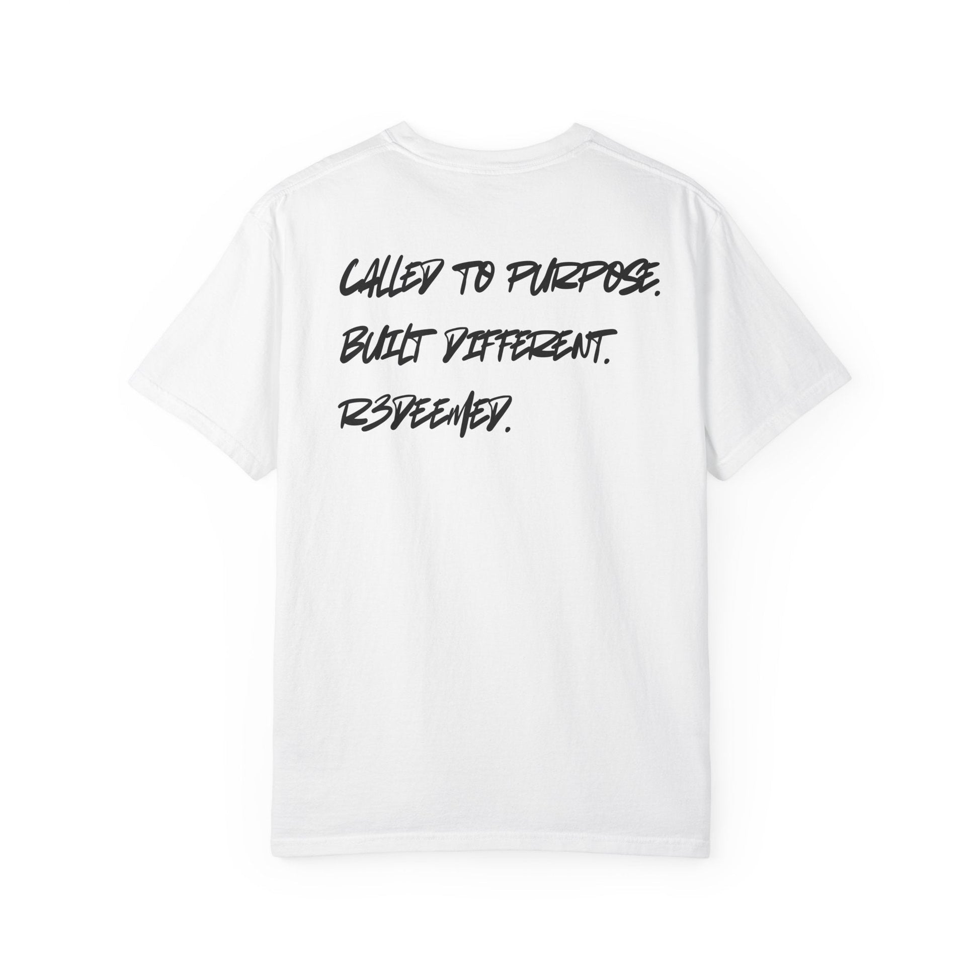 Unisex Garment - Dyed T-Shirt | 'Covered in Grace' Inspirational Tee - R3DEMPTIONT-ShirtPrintifyR3DEMPTION32471506202269986931WhiteSUnisex Garment - Dyed T-Shirt | 'Covered in Grace' Inspirational Tee