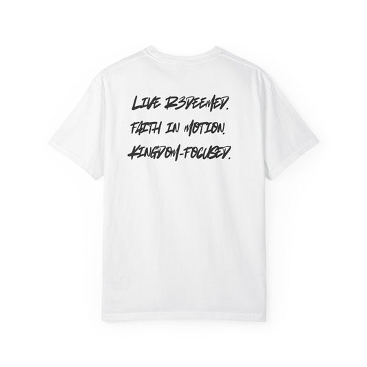 Unisex Garment - Dyed T-Shirt - 'Walk Different' with Faith - Inspired Quotes - Perfect for Everyday Wear & Spiritual Events - R3DEMPTIONT-ShirtPrintifyR3DEMPTION22464440559778059097WhiteSUnisex Garment - Dyed T-Shirt - 'Walk Different' with Faith - Inspired Quotes - Perfect for Everyday Wear & Spiritual Events